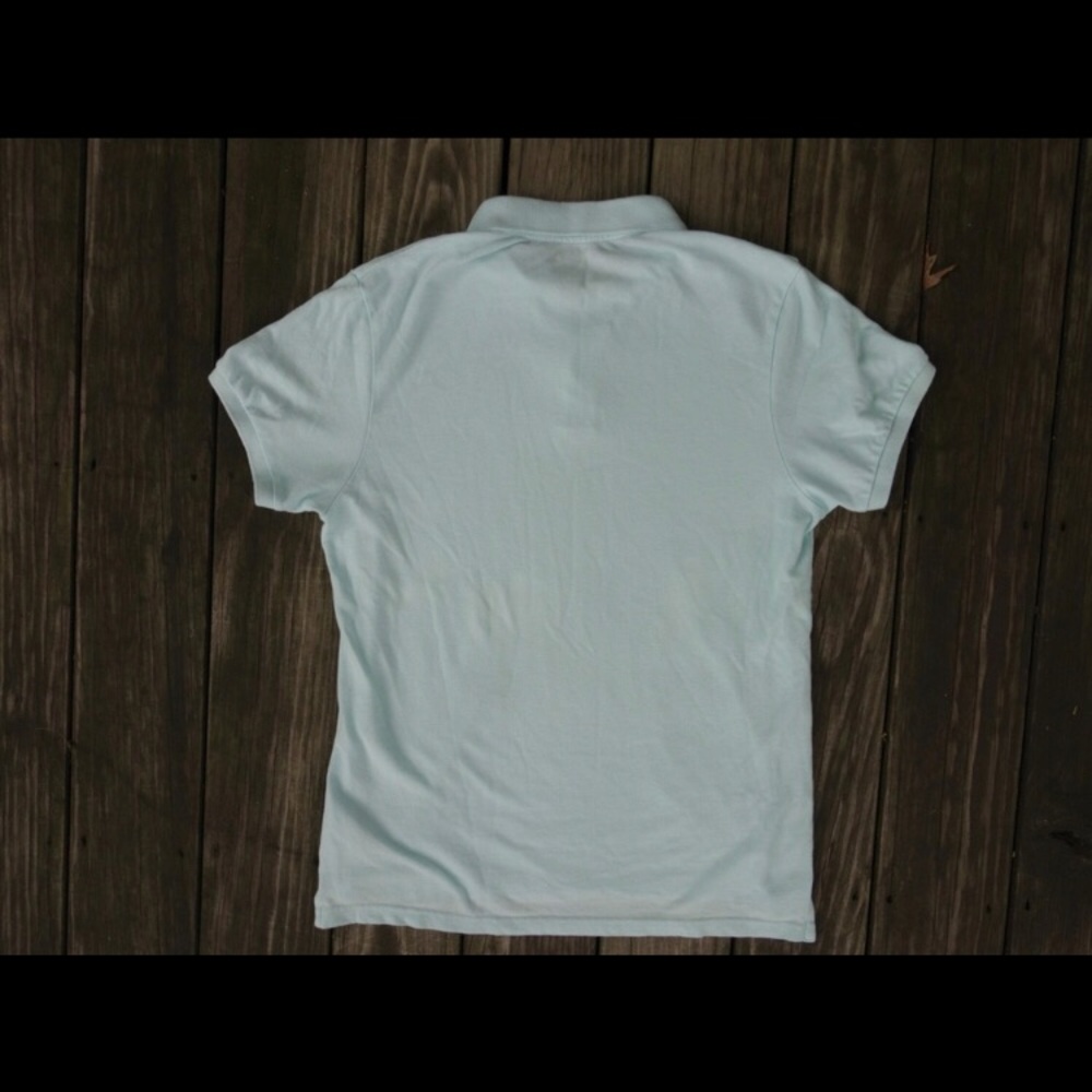 Lot of 2 grey & sea foam green polo shirts - Picture 5 of 8